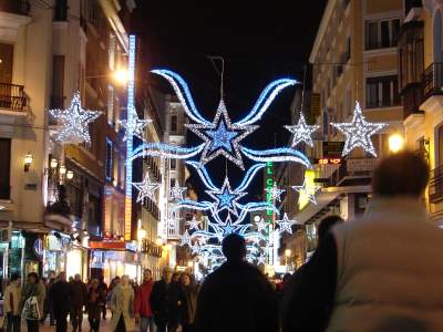 Luci di Natale a Madrid